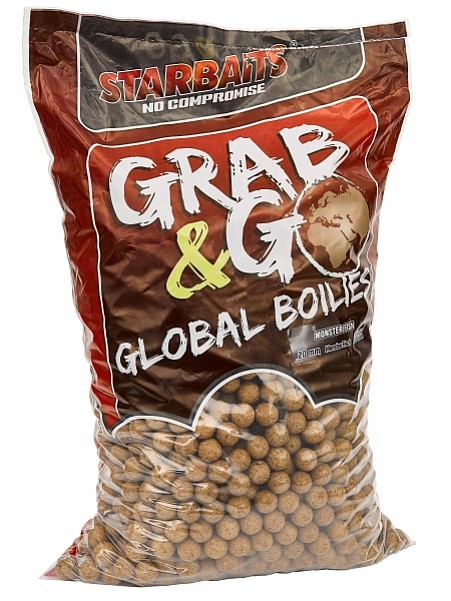 Starbaits Grab&Go Global Boilies - Mega Fish - POŠKOZENÝ OBALvelikost 20 mm / 10kg - MPN: 78705 - EAN: 200000084523