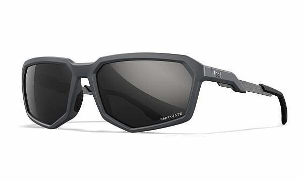 WileyX RECON Captivate Polarized Black Mirror Grey Matte Grey Framespalva Captivate Polarized Black Mirror Grey - MPN: AC6RCN08 - EAN: 71231609101