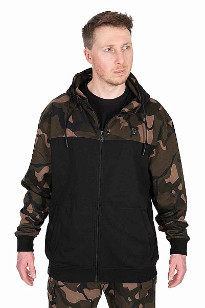 Fox LW Black / Camo Split Zip HoodyGröße S - MPN: CFX291 - EAN: 5056212188215