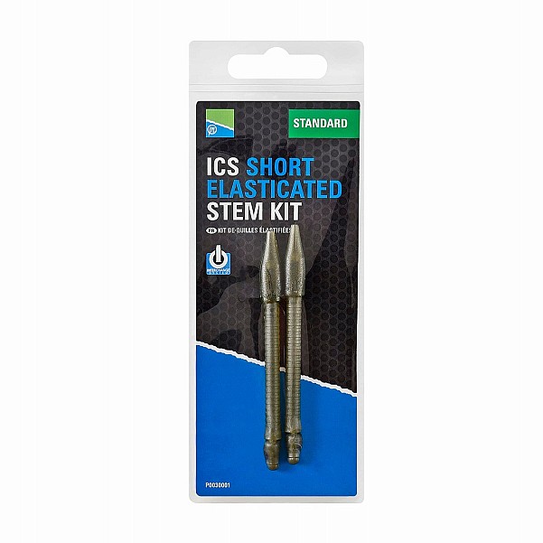 Preston Innovations ICS Elasticated Stem Kits - Standard Elasticversión Short (60mm) / Standard Elastic - MPN: P0030001 - EAN: 5055977457390