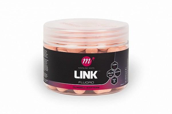 Mainline Link Fluoro Dumbell Wafters - Pinkvelikost 12x15mm - MPN: M44019 - EAN: 5060509817740