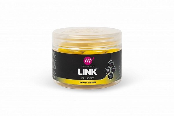 Mainline Link Fluoro Wafters - Yellowsize 15mm - MPN: M44011 - EAN: 5060509817665