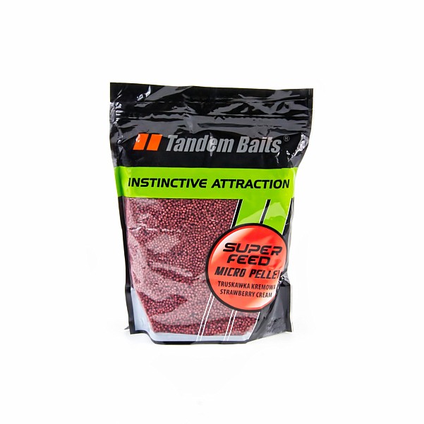 TandemBaits SuperFeed Micro Pellet - Truskawka Kremowa - LEKKO USZKODZONE OPAKOWANIErozmiar 2mm / 1kg - EAN: 200000085476