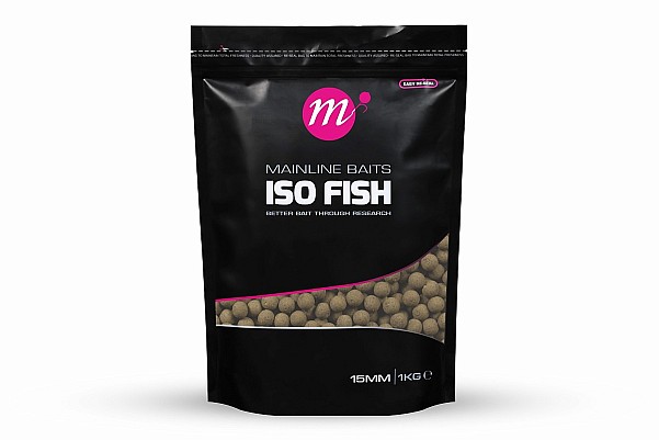 Mainline ISO Fish Shelf Life Boiliesрозмір 15mm / 1kg - MPN: M41030 - EAN: 5060509817221