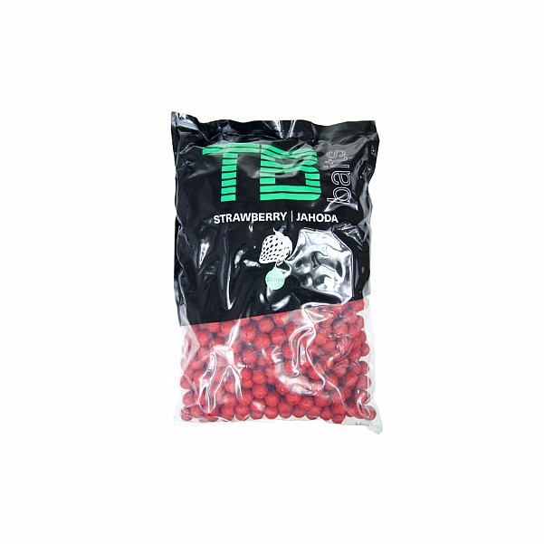 TB Baits Strawberry Feeding Boilies - LEICHT BESCHÄDIGTE VERPACKUNGGröße 20mm / 10kg - EAN: 200000086671