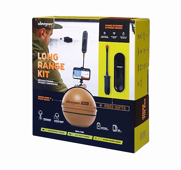 Deeper Sonar CHIRP+ 2 Long Range Kit - EAN: 4779032950954