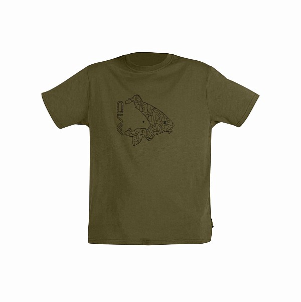 Avid Carp Icon T-Shirt - Khakiрозмір S - MPN: A0620319 - EAN: 5056317747744