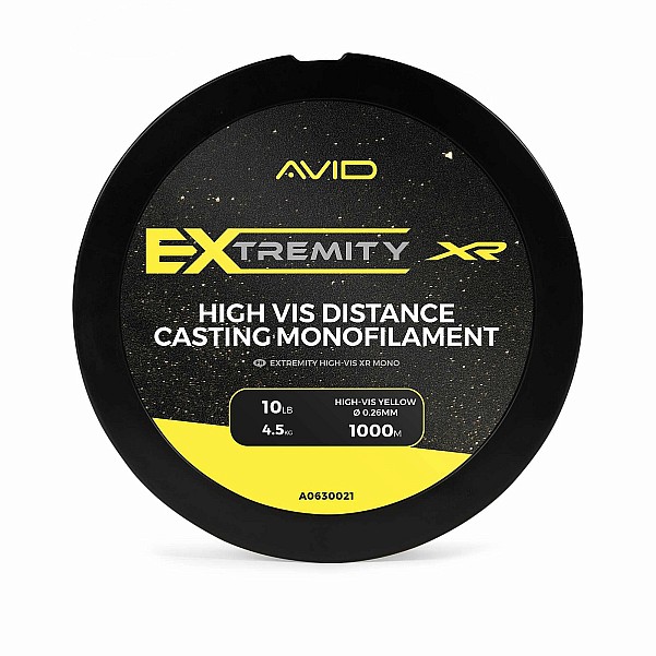 Avid Carp Extremity Hi-Vis XR MonoDurchmesser 0.26mm (10lb / 4.30kg) 1000m - MPN: A0630021 - EAN: 5056317744644