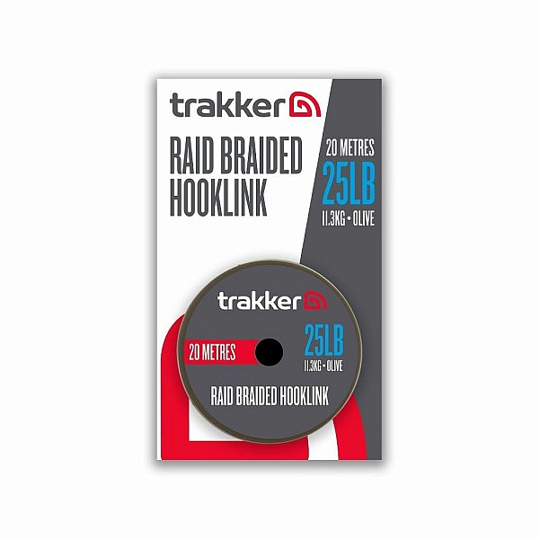 Trakker Raid Braided Hooklinkversione 25lb (11.3kg) / 20m - MPN: 227425 - EAN: 5056618308996