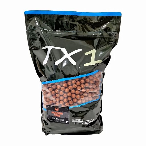 Shimano Tribal TX1 Boilies - Monster Crab - 5 kg Größe 15 mm / 5kg - MPN: TX1MCB155000 - EAN: 8717009880664