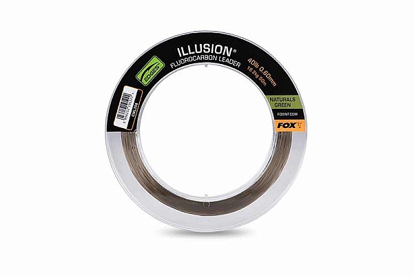 Fox Illusion Fluorocarbon Leader Greenméret 40lb 18.2 kg (0.60 mm) - MPN: CML208 - EAN: 5056212191222