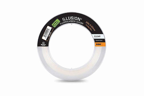 Fox Illusion Fluorocarbon Leader Clearméret 30lb 13.6 kg (0.50 mm) - MPN: CLM209