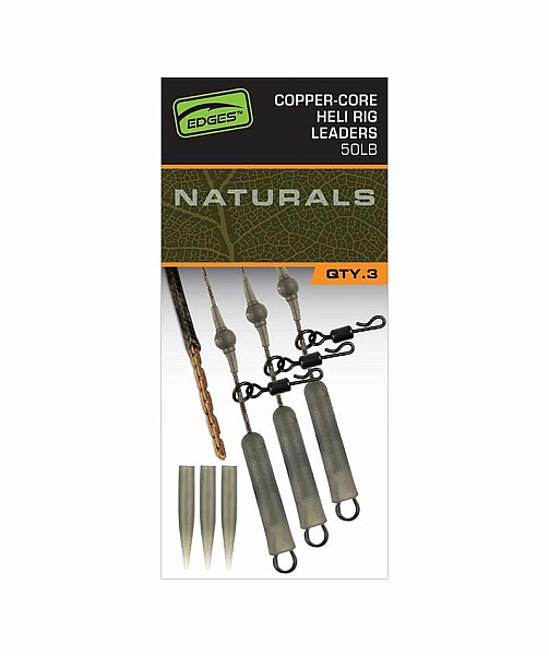 Fox Edges Naturals Copper Core Heli Leaders - MPN: CAC904 - EAN: 5056212191406