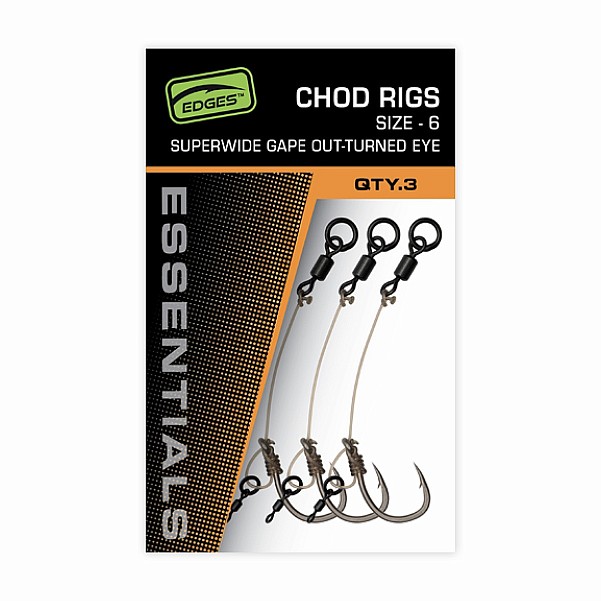 Fox Edges Super Wide Gape Chod Rigtaille 6 - MPN: CCR203 - EAN: 5056212191512