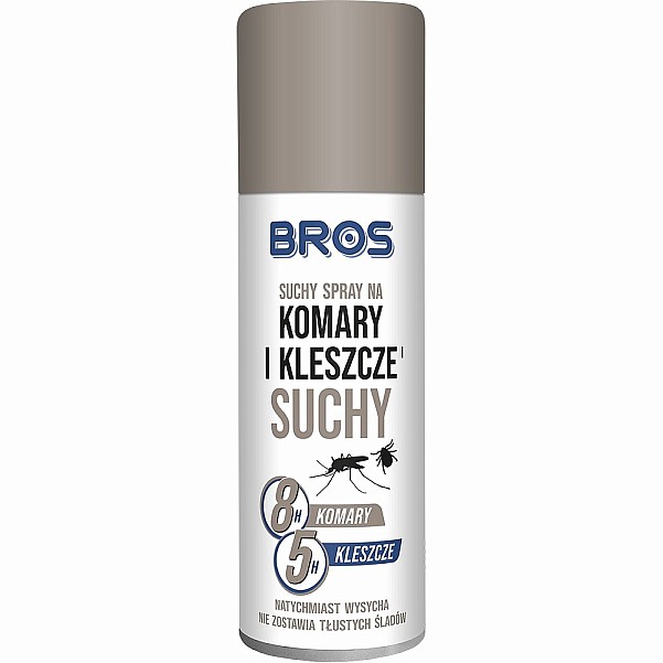 BROS - Suchy Spray na Komary i Kleszcze - KRÓTKA DATA WAŻNOŚCIopakowanie 90ml - EAN: 200000089498