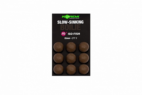 Korda Slow Sinking Boilie ISO FishGröße 15 mm - MPN: KPB55 - EAN: 5060929027750