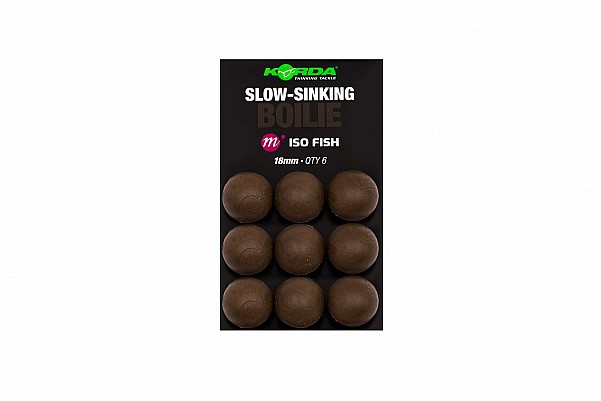 Korda Slow Sinking Boilie ISO Fishvelikost 18 mm - MPN: KPB56 - EAN: 5060929027774