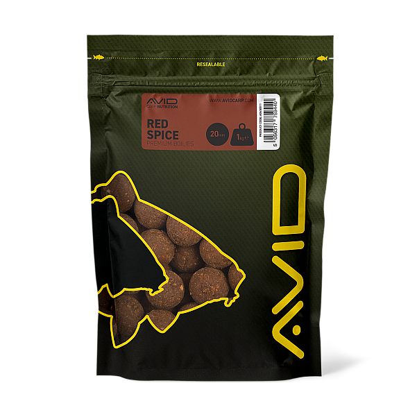 Avid Carp Red Spice Boiliesrozmiar 20 mm - 1 kg - MPN: A0650011 - EAN: 5056317759440