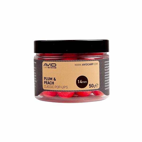 Avid Carp Plum & Peach Pop-Upsdiameter 14mm - MPN: A0650031 - EAN: 5056317759846