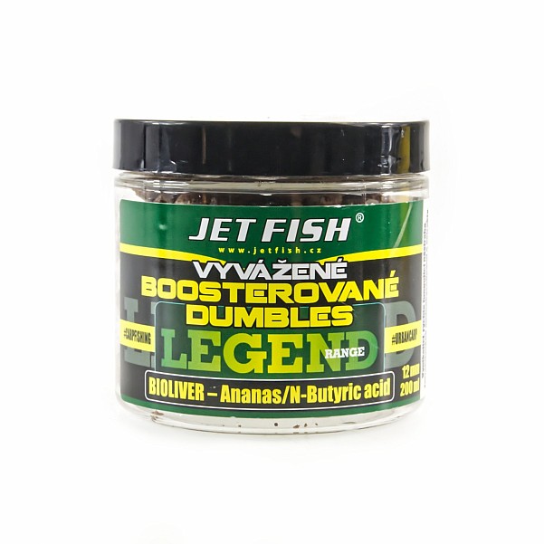 Jetfish Legend Balanced Boosted Dumbells Bioliver Ananas/Nbutyric Acid - ТЕРМІН ПРИДАТНОСТІ ЗБІГАЄрозмір 12 мм - EAN: 200000090340