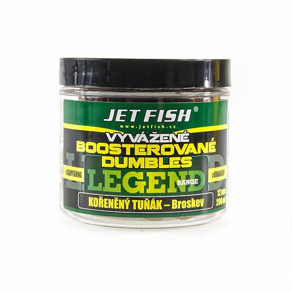 Jetfish Legend Balanced Boosted Dumbells Spicy Tuna Peach - KURZES VERFALLSDATUMGröße 12 mm - EAN: 200000090555