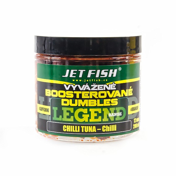 Jetfish Legend Balanced Boosted Dumbells Chilli Tuna - ТЕРМІН ПРИДАТНОСТІ ЗБІГАЄрозмір 12 мм - EAN: 200000090623