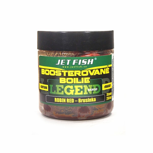 Jetfish Legend Boosted Boilies Robin Red - Cranberry  - DATE DE PÉREMPTION COURTEtaille 20mm - EAN: 200000090807