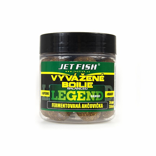 Jetfish Legend Balanced Boilies Anchovy - ТЕРМІН ПРИДАТНОСТІ ЗБІГАЄрозмір 24mm - EAN: 200000090821