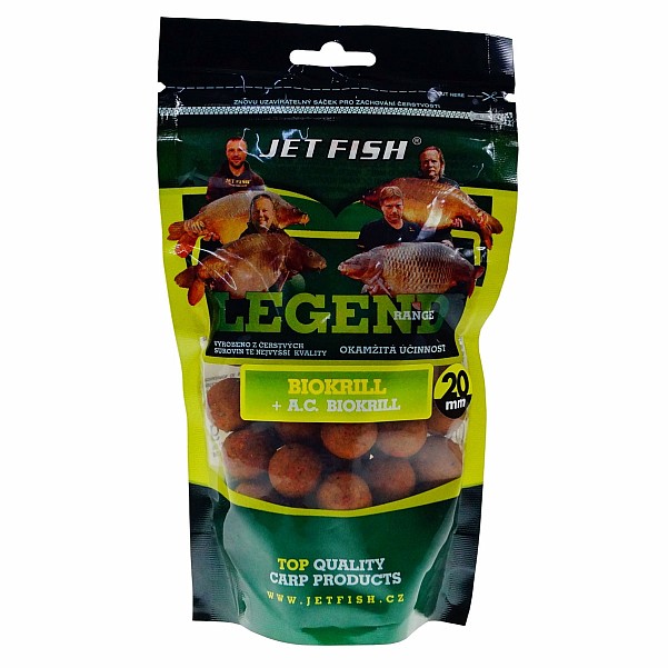 Jetfish Legend Boilie - BiokrillGröße 20mm / 250g - EAN: 200000091583