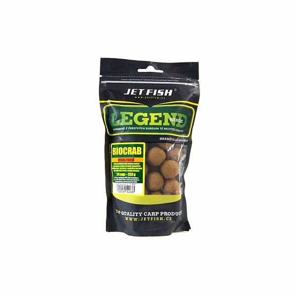 Jetfish Legend Boilies Biocrab  - Extra Hard - SHORT EXPIRY DATEsize 24mm - EAN: 200000091743