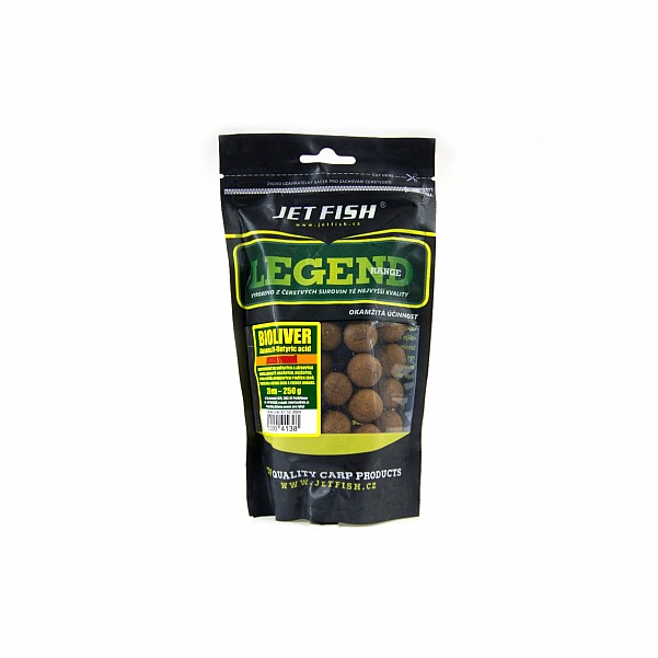 Jetfish Legend Boilies Bioliver Pineapple / N-Butyric Acid - Extra Тверді - КОРОТКИЙ ТЕРМІН ПРИДАТНОСТІрозмір 20mm - EAN: 200000091880