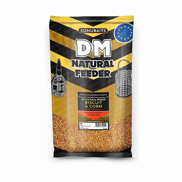 Sonubaits DM Natural Feeder Biscuit & Cornpackaging 1kg - MPN: S1780021 - EAN: 5056317750911