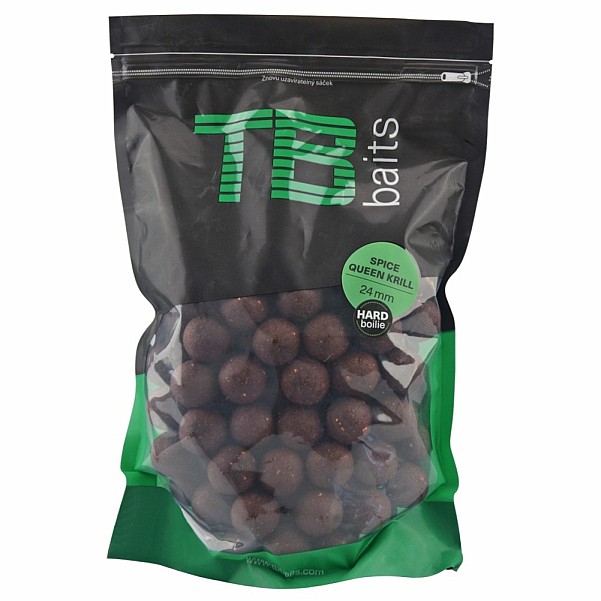 TB Baits Spice Queen Krill HARD Boilies - KRÓTKA DATA WAŻNOŚCIrozmiar 24mm / 1kg - EAN: 200000092115