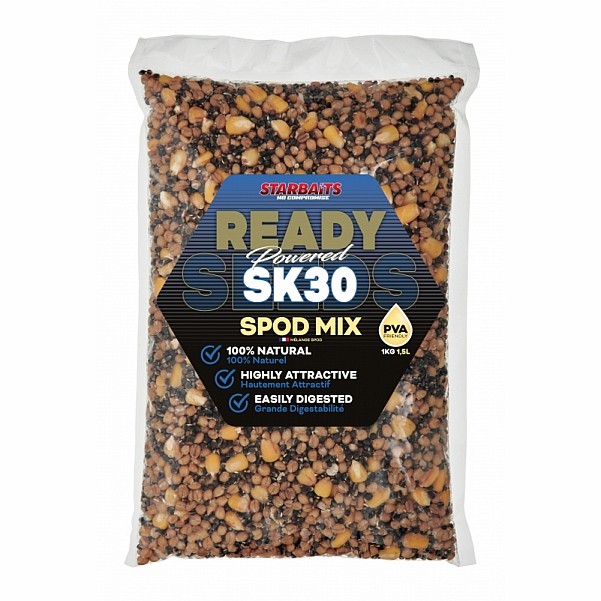 Starbaits Ready Seeds Spod Mix - SK30 - KURZES HALTBARKEITSDATUMVerpackung 1kg - EAN: 200000092887