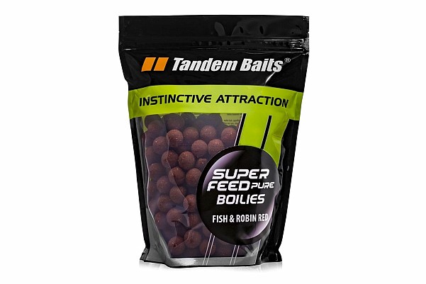 TandemBaits SuperFeed Pure Boilies - Fish and Robin Red - DATE DE VALIDITÉ COURTEtaille 18 mm / 1 kg - EAN: 200000093532