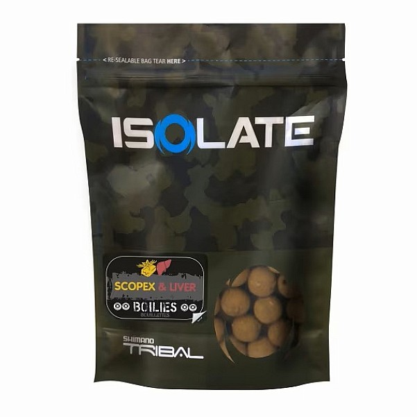 Shimano Tribal Isolate Boilies 1kg - Scopex Liverméret 15mm / 1kg - MPN: ISOSLB151000 - EAN: 8717009893169