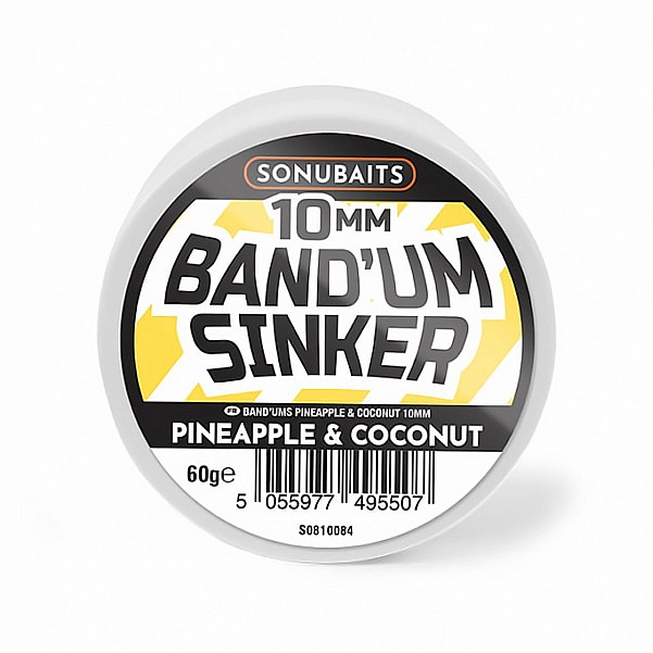 Sonubaits Band'um Sinker - Pineapple & Coconut - KRÓTKA DATA WAŻNOŚCIrozmiar 10mm - EAN: 200000093747