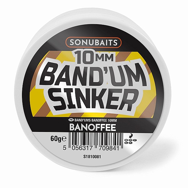 Sonubaits Band'um Sinker - Banoffee - KRÓTKA DATA WAŻNOŚCIrozmiar 10mm - EAN: 200000093778