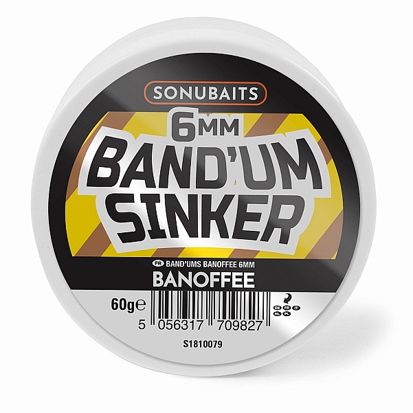 Sonubaits Band'um Sinker - Banoffee - KRÓTKA DATA WAŻNOŚCIrozmiar 6mm - EAN: 200000093754