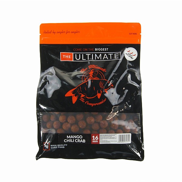 UltimateProducts Top Range Boilies - Mango Chili Crabtaille 16 mm / 1 kg - EAN: 5903855434691