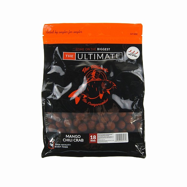 UltimateProducts Top Range Boilies - Mango Chili Crabsize 18 mm / 1 kg - EAN: 5903855434707