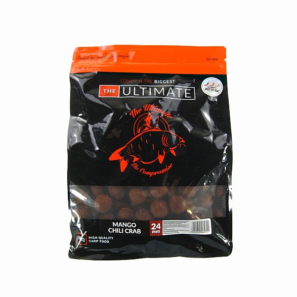 UltimateProducts Top Range Boilies - Mango Chili Crabvelikost 24 mm / 1 kg - EAN: 5903855434721