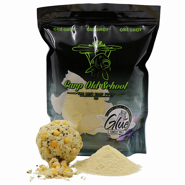 Carp Old School Glue - Grūdų klijai - Sweet Milkpakavimas 1 kg - MPN: COSGSM - EAN: 5906623711741