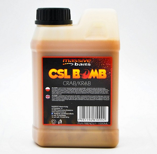 Massive Baits CSL Boomb - Crabconfezione 1000 ml - MPN: CSL004 - EAN: 5907196810992