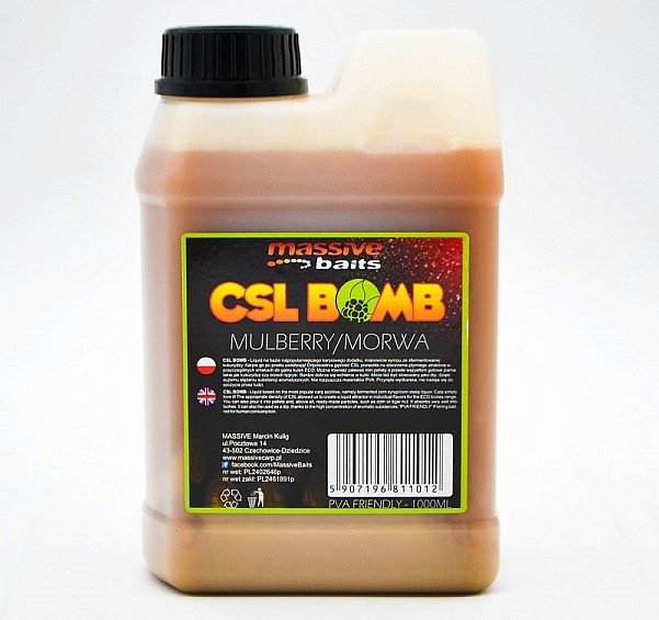 Massive Baits CSL Boomb - Mulberryopakowanie 1000 ml - MPN: CSL006 - EAN: 5907196811012