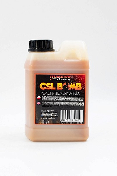 Massive Baits CSL Boomb - PeachVerpackung 1000 ml - MPN: CSL007 - EAN: 5907196811029