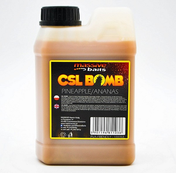 Massive Baits CSL Boomb - Pineappleopakowanie 1000 ml - MPN: CSL008 - EAN: 5907196811036