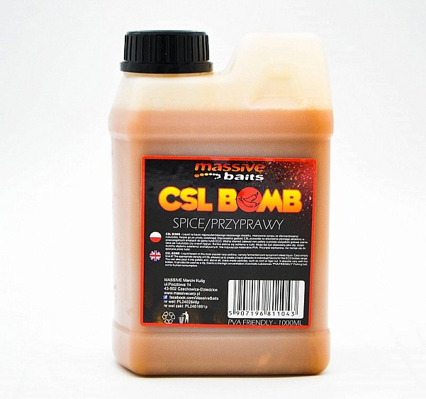 Massive Baits CSL Boomb - Spicepackaging 1000 ml - MPN: CSL009 - EAN: 5907196811043