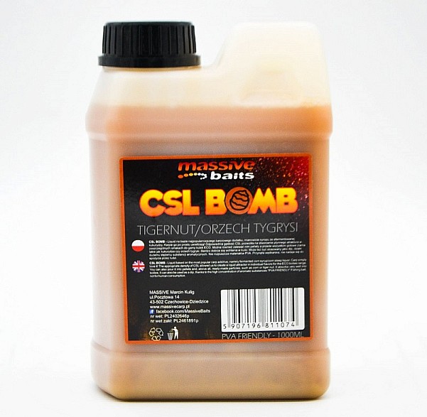 Massive Baits CSL Boomb - TigernutVerpackung 1000 ml - MPN: CSL012 - EAN: 5907196811074