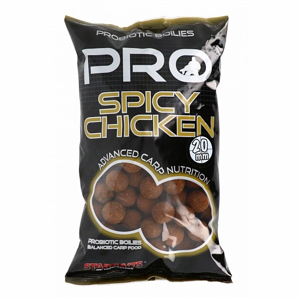 Starbaits Probiotic Boilies - Spicy Chicken Größe 20 mm /1kg - EAN: 200000095123